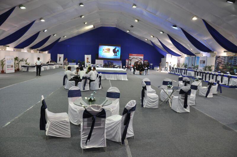 Large scale exhibition planning by Blackrock India
