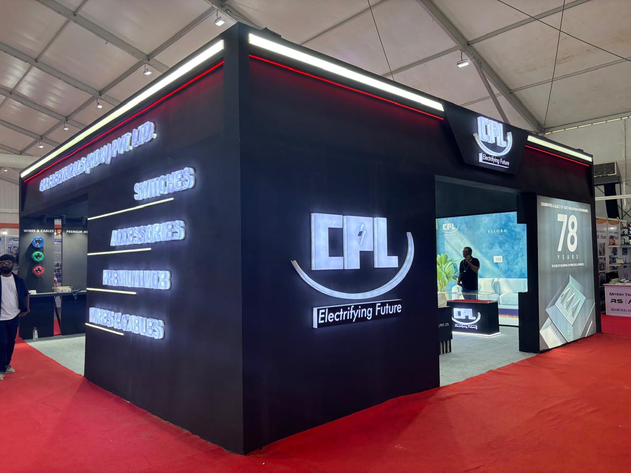 Exhibition event stall design by BlackRock India